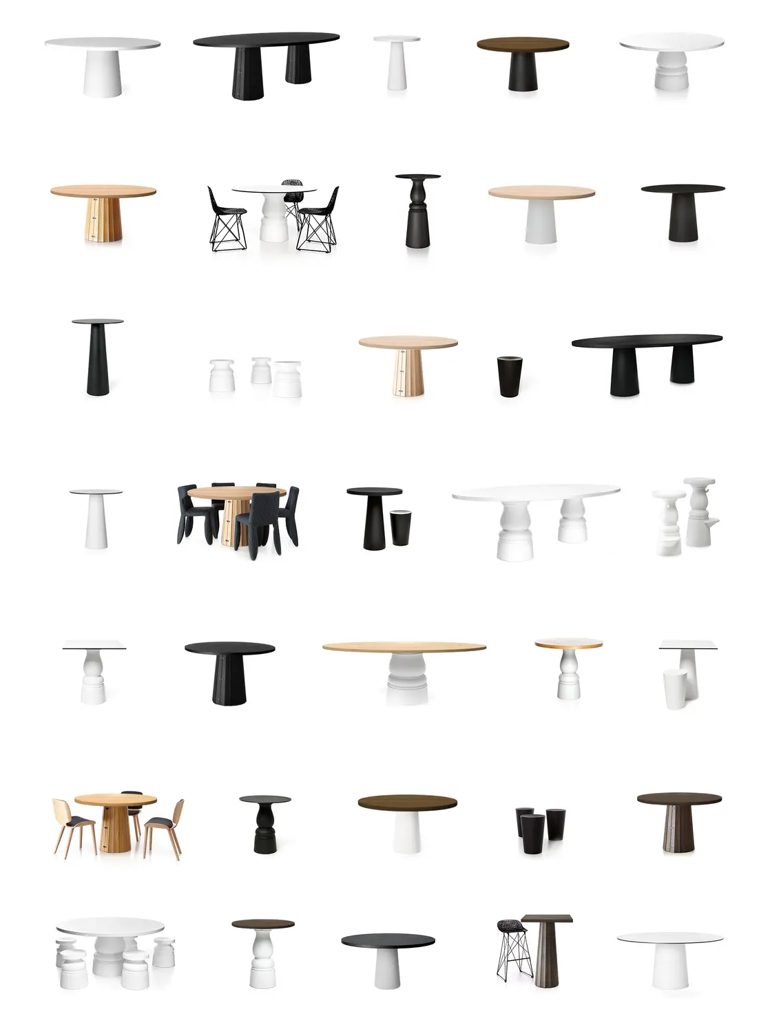 Moooi container table overview