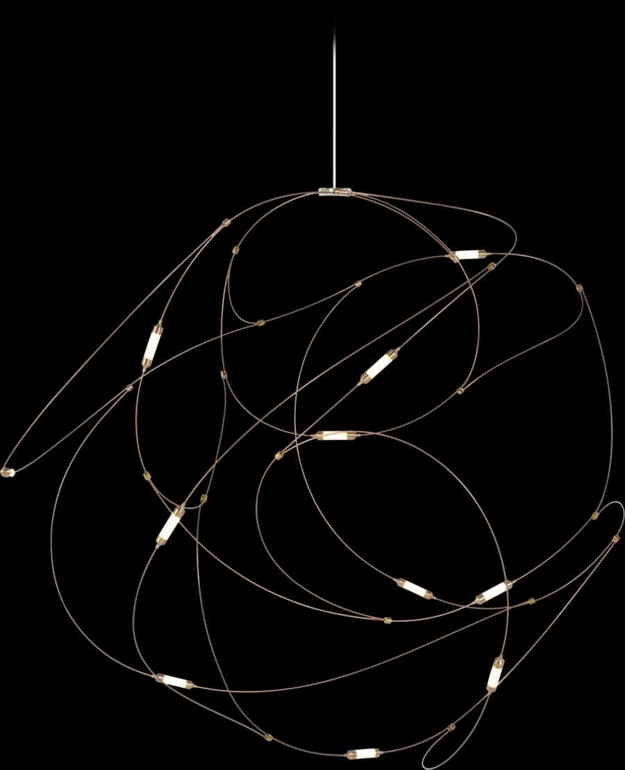 Flock of Light suspension light 11 front view