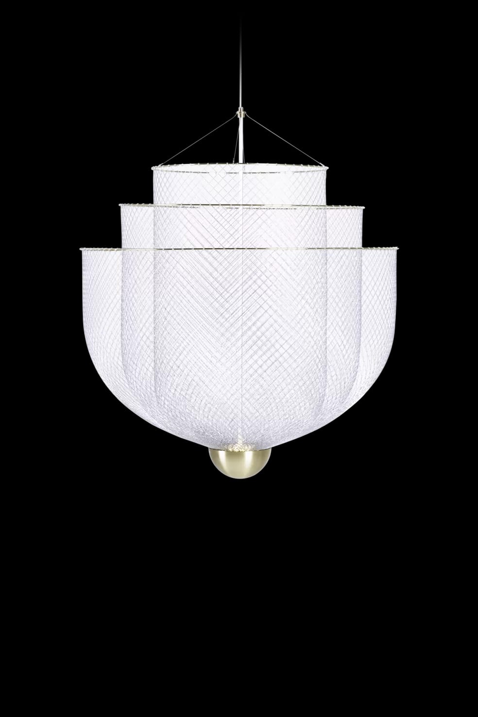 Meshmatics Chandelier Small suspension light front side