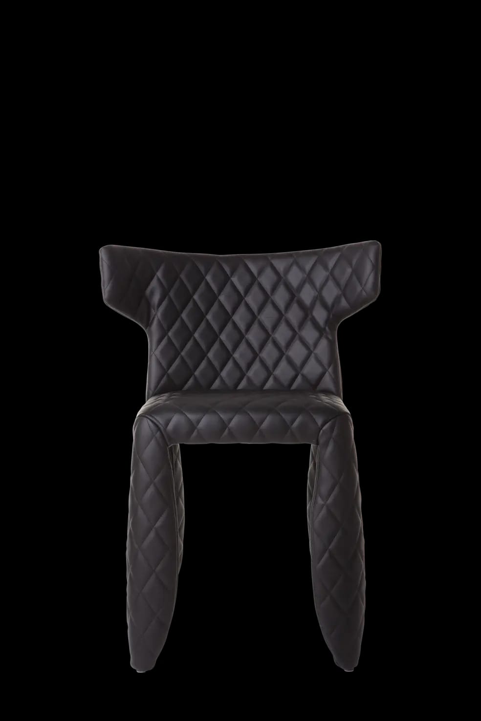 Monster Chair black arms front side