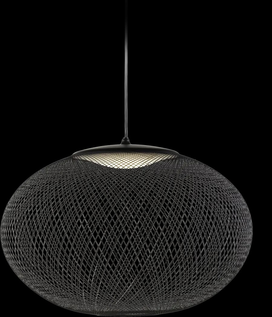 NR2 Medium suspension light black front side