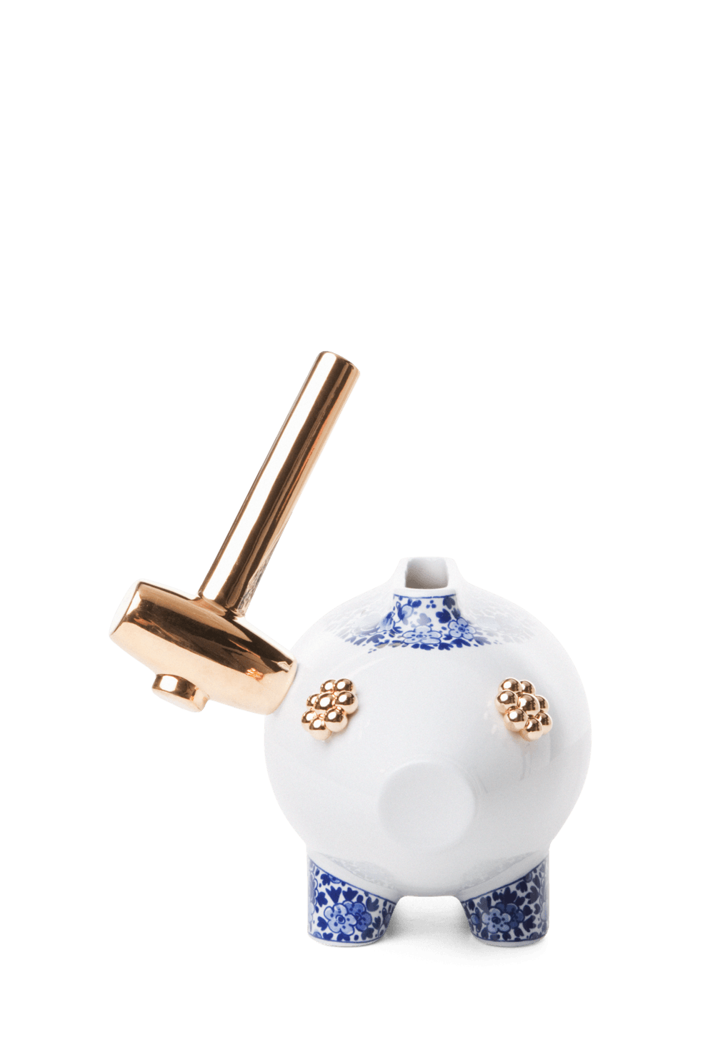 The Killing of the Piggy Bank vase front side