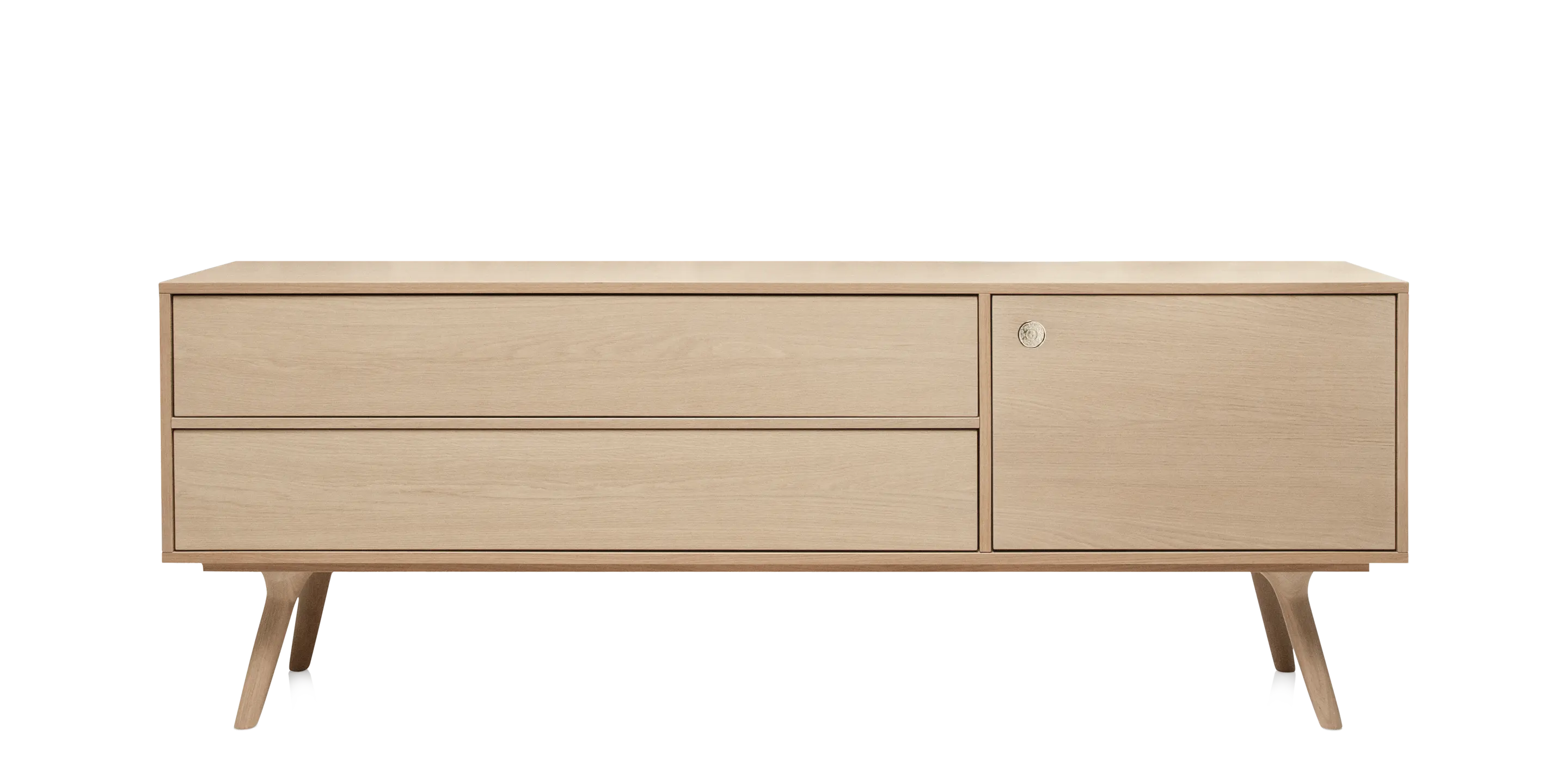 Zio Buffet Whitewash front view