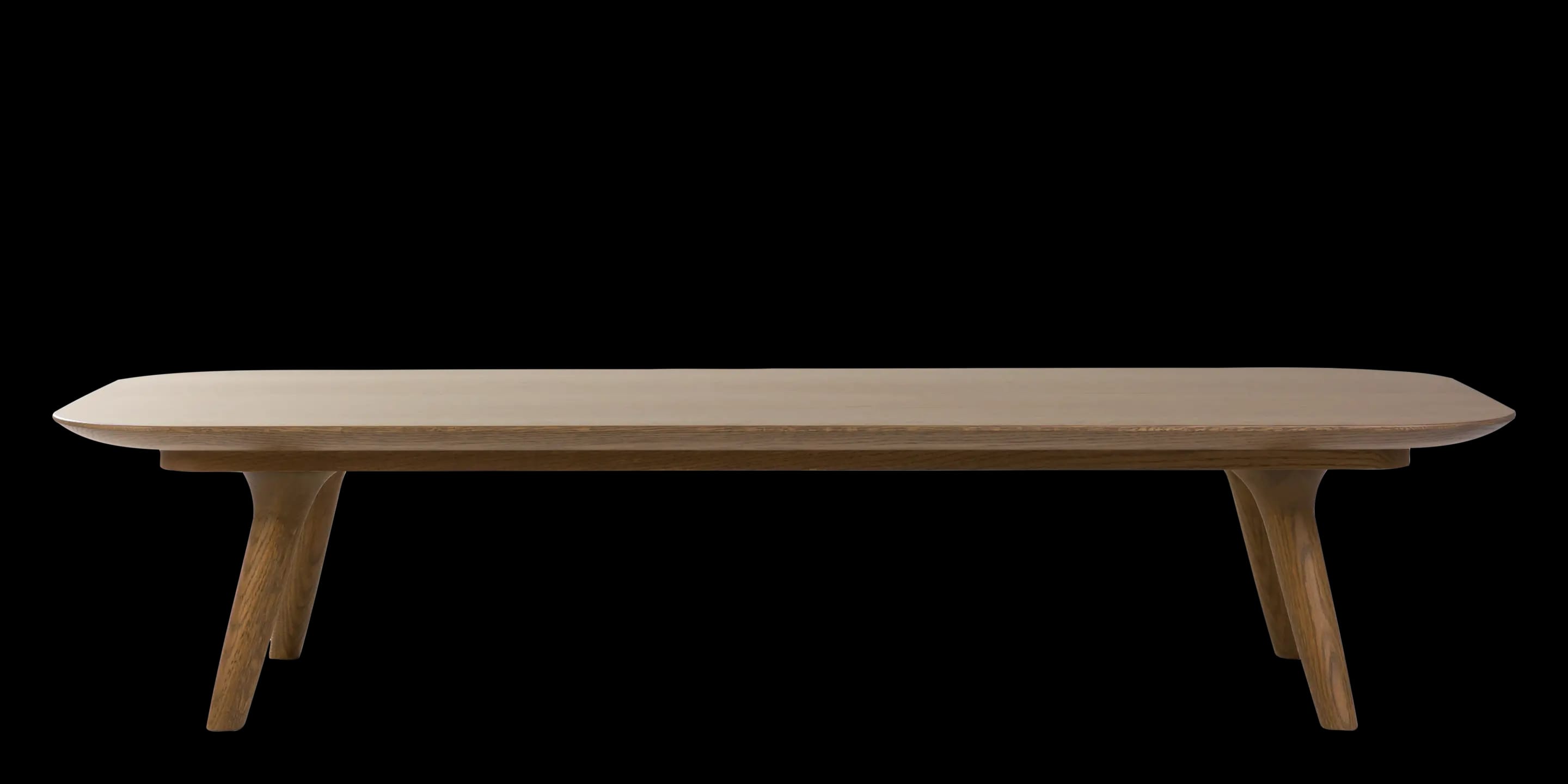 Zio Coffee Table Natural Oil front view